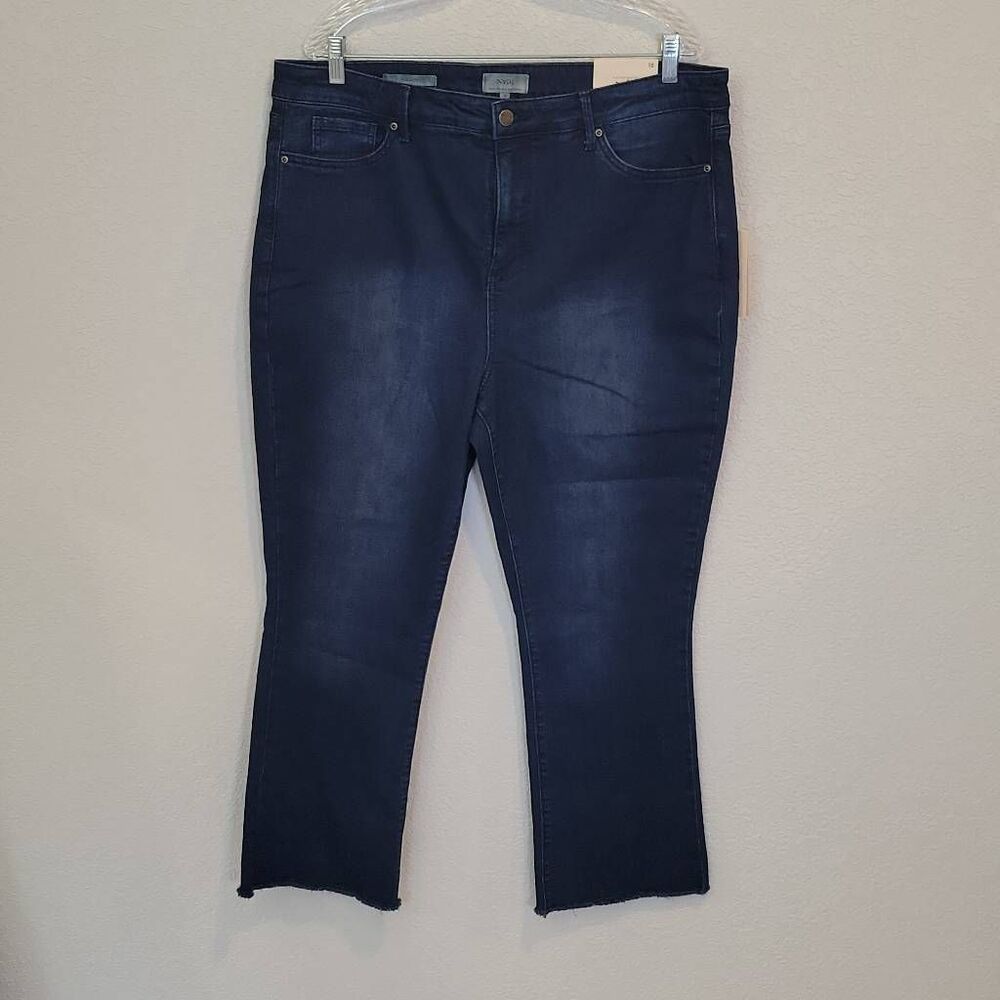 NYDJ Slim Bootcut Ankle Jeans Women's Plus Size 18